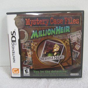 Nintendo DS, Mystery Case Files, MillionHeir, rated E